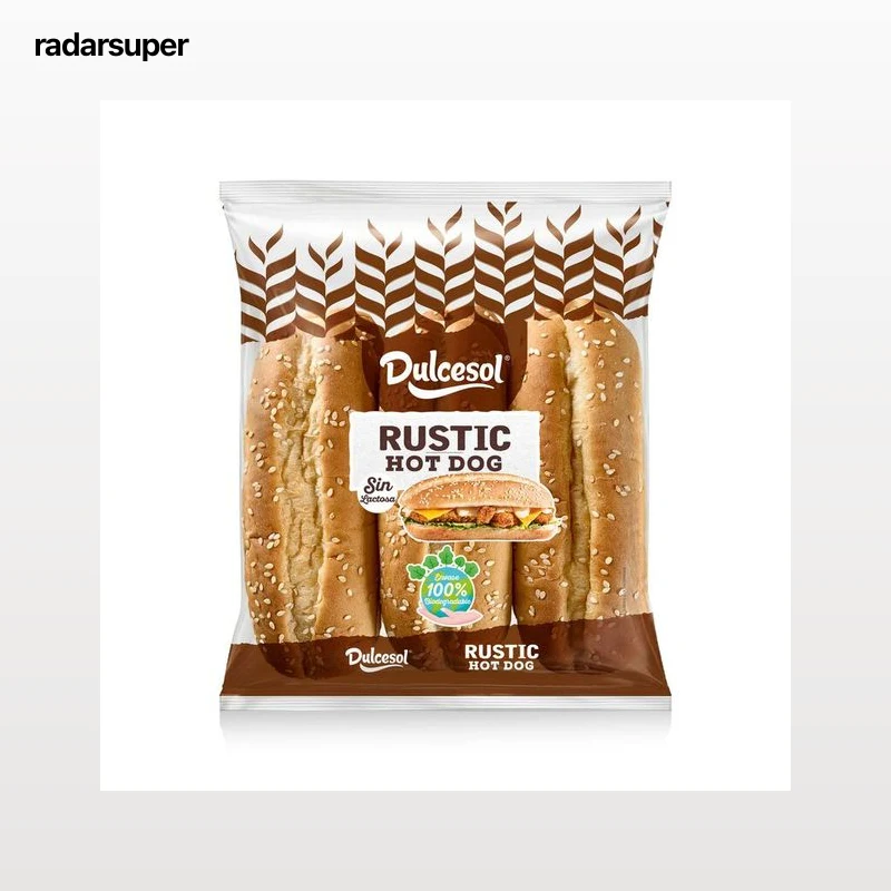 Pan hot dog rústico Dulcesol 330g