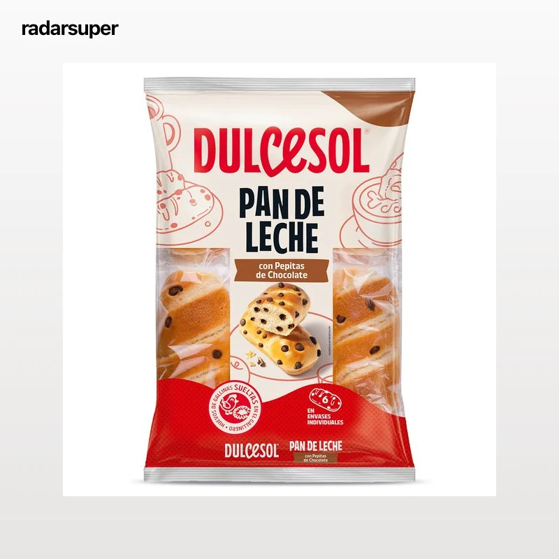 Pan de leche con pepitas de chocolate Dulcesol 240 g