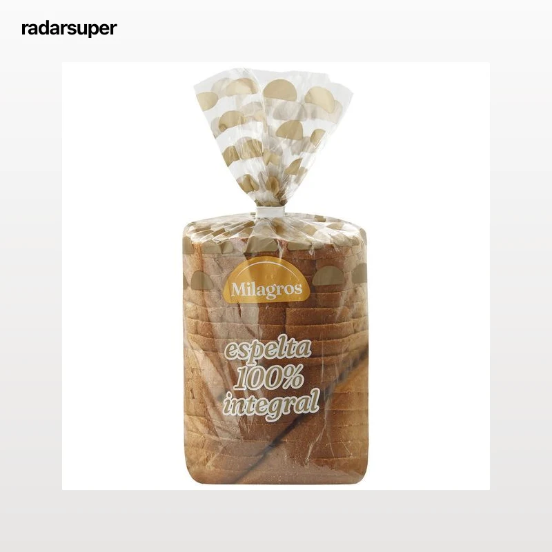 Pan de molde 100% integral de espelta Milagros, 460 g