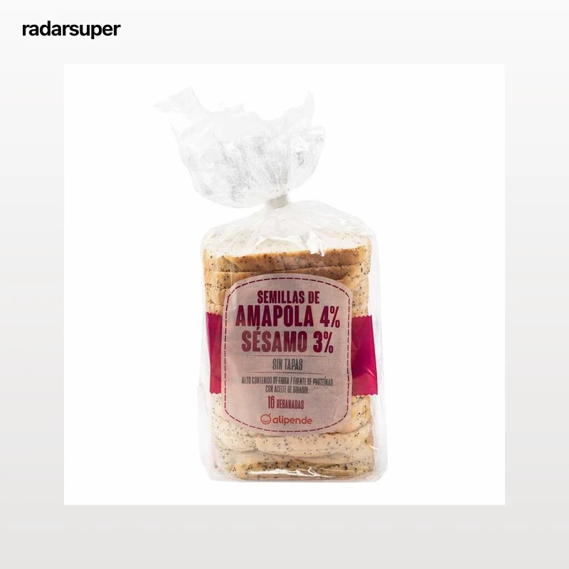 Pan de molde Alipende 500g amapola y sésamo