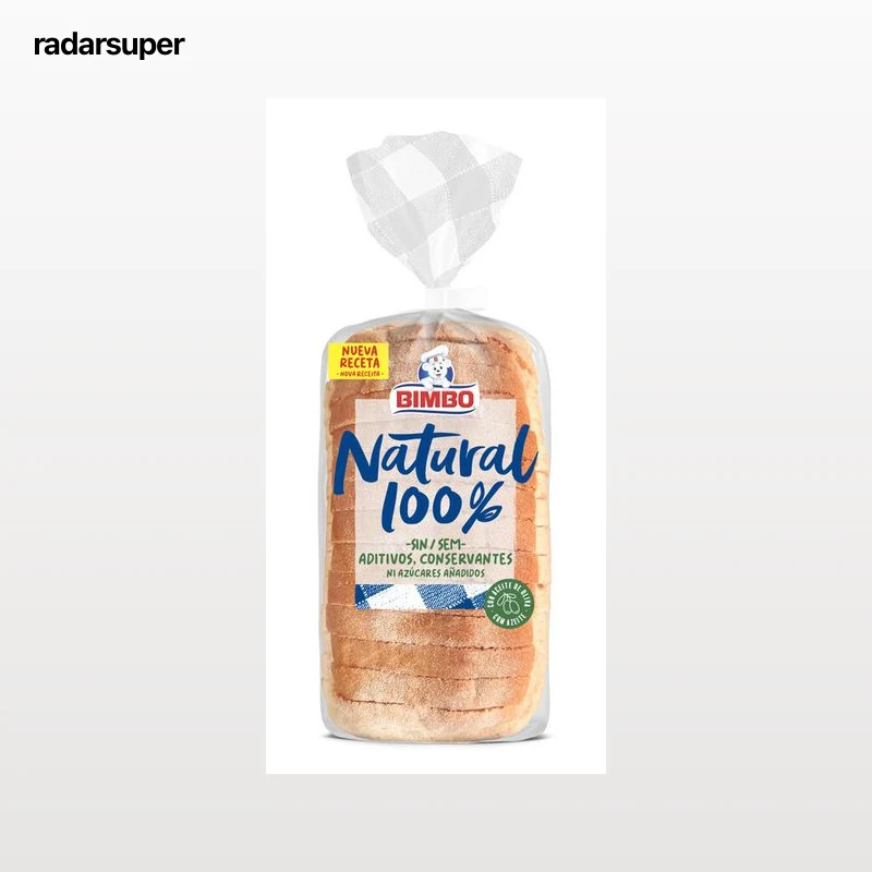 Pan molde Bimbo sin lactosa natural 460g