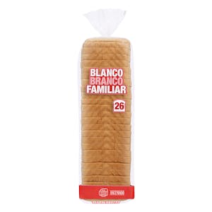 Pan de molde blanco familiar