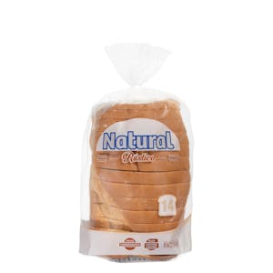 Pan de molde blanco natural rústico