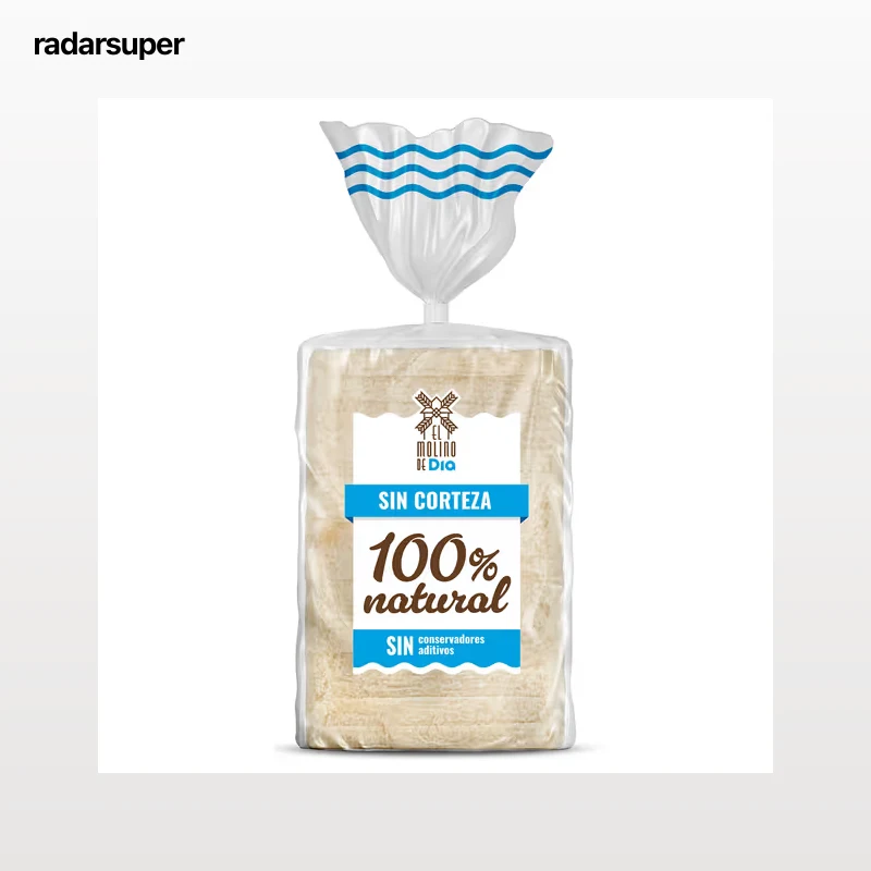 Pan de molde blanco sin corteza El molino de Dia 450 g