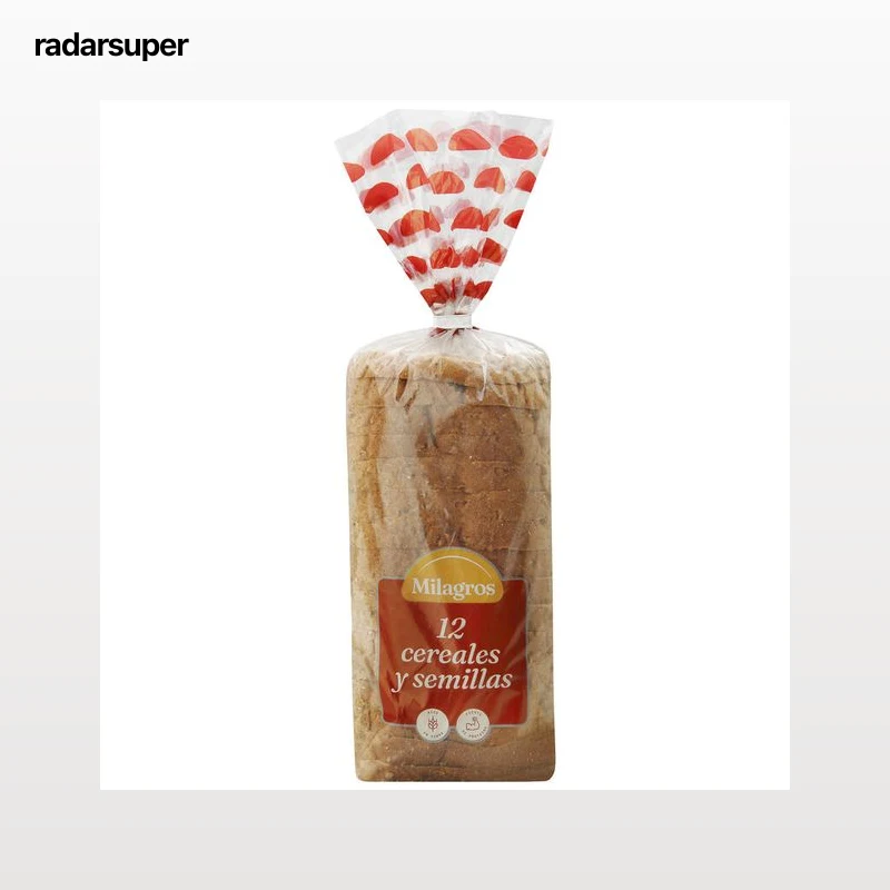 Pan de molde Milagros 675G con 12 cereales y semillas