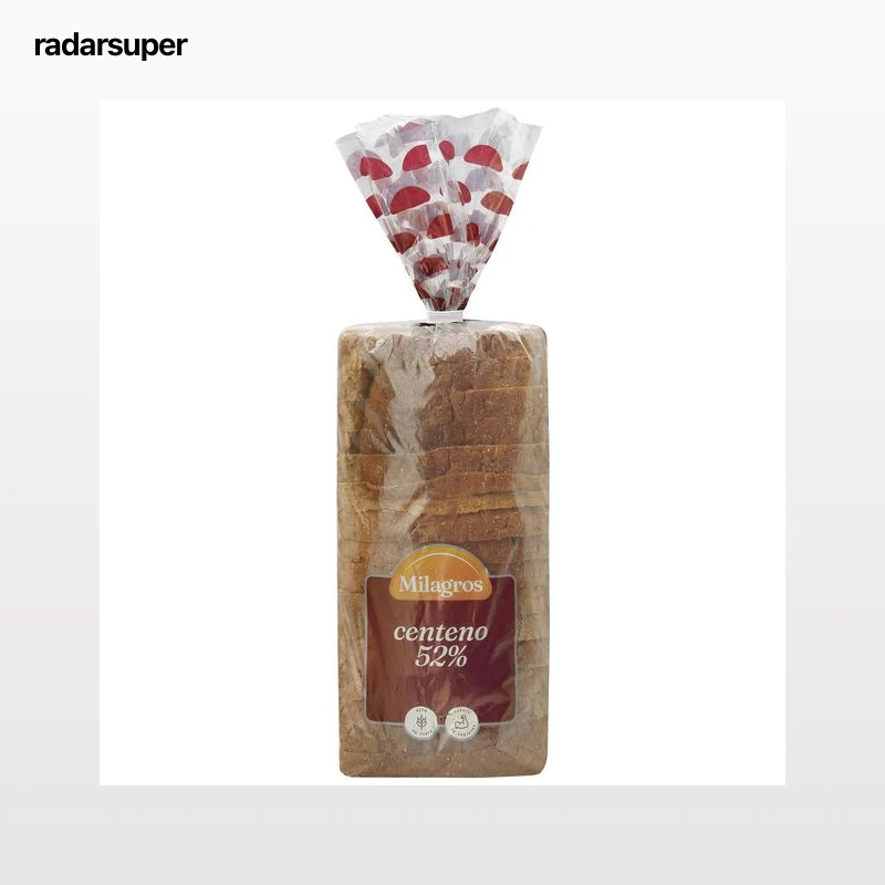 Pan de molde Milagros 675G 52% Centeno