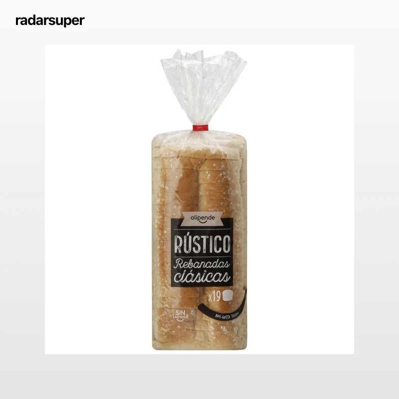 Pan de molde rústico sin lactosa Alipende 600g