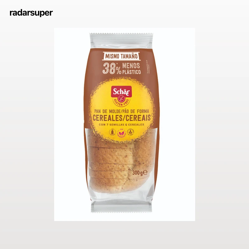 Pan molde Schär sin gluten con cereales 300g