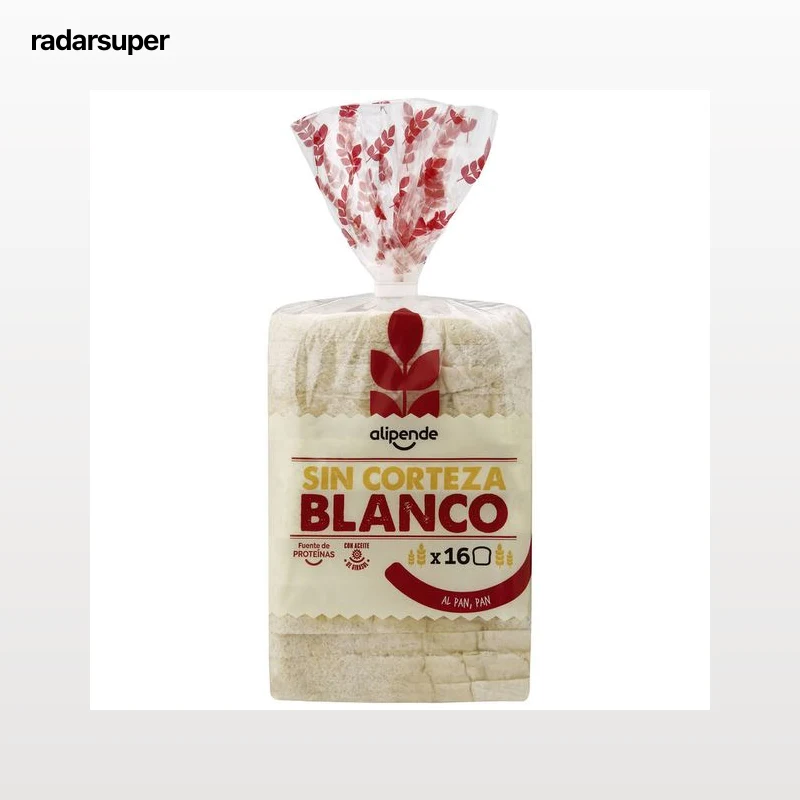 Pan de molde sin corteza Alipende 450g