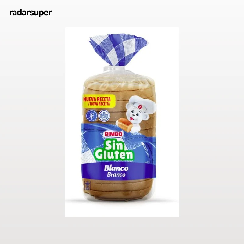 Pan de molde sin gluten blanco Bimbo 375g