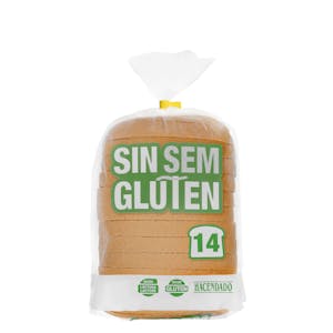 Pan de molde sin gluten blanco