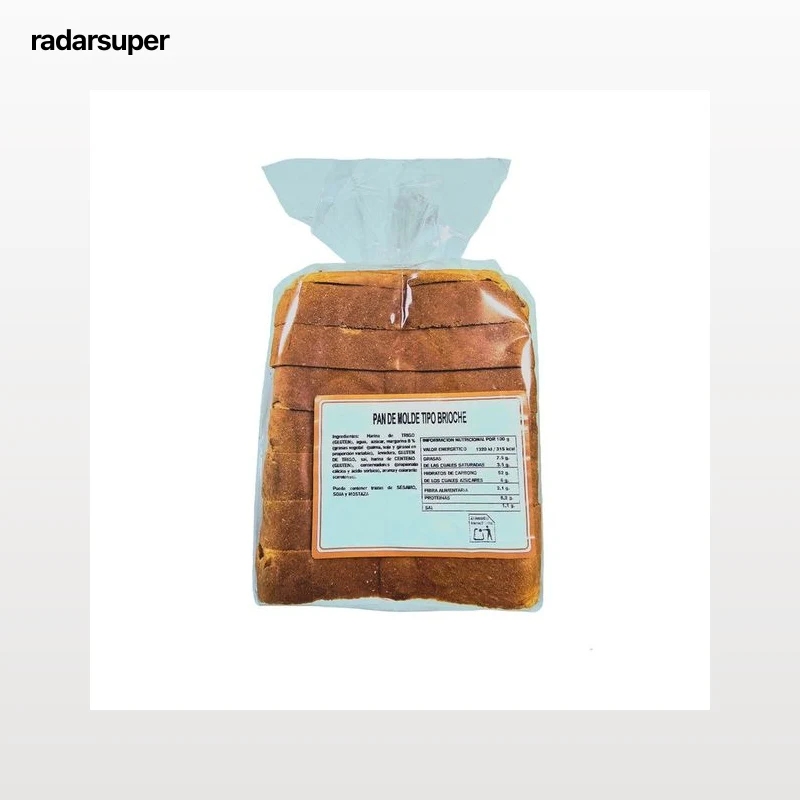 Pan de molde tipo brioche 400 g.
