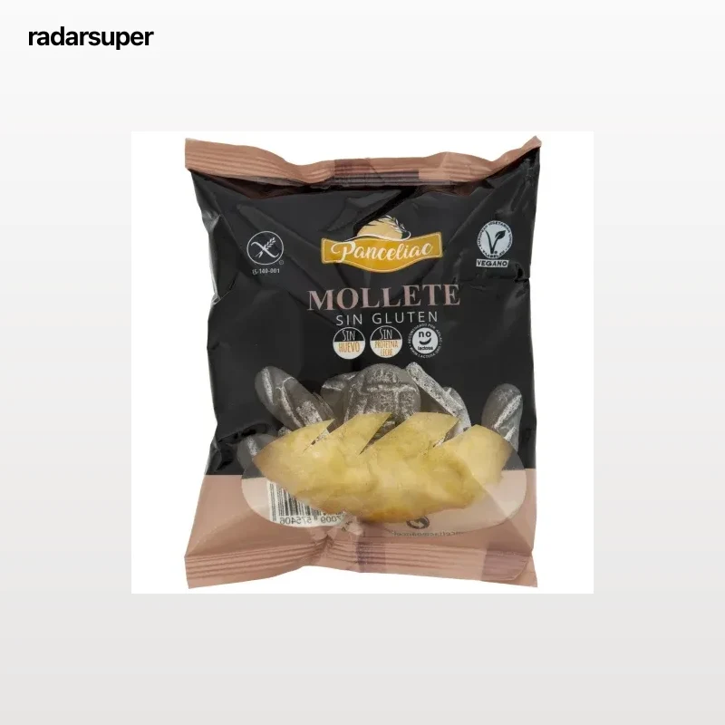 Pan mollete Panceliac sin gluten y sin lactosa 80 g.