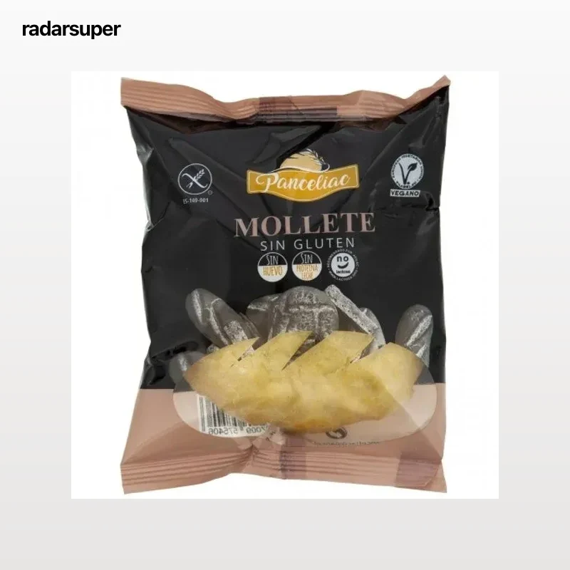 Pan mollete Panceliac sin gluten y sin lactosa 80 g.