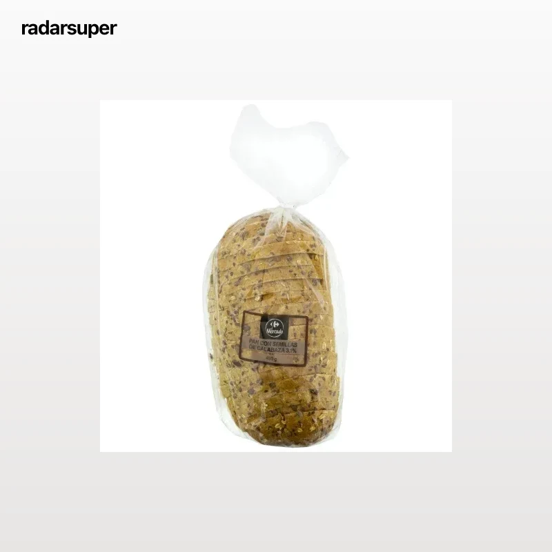Pan payés 5 cereales con semillas de calabaza rebanado 490 g