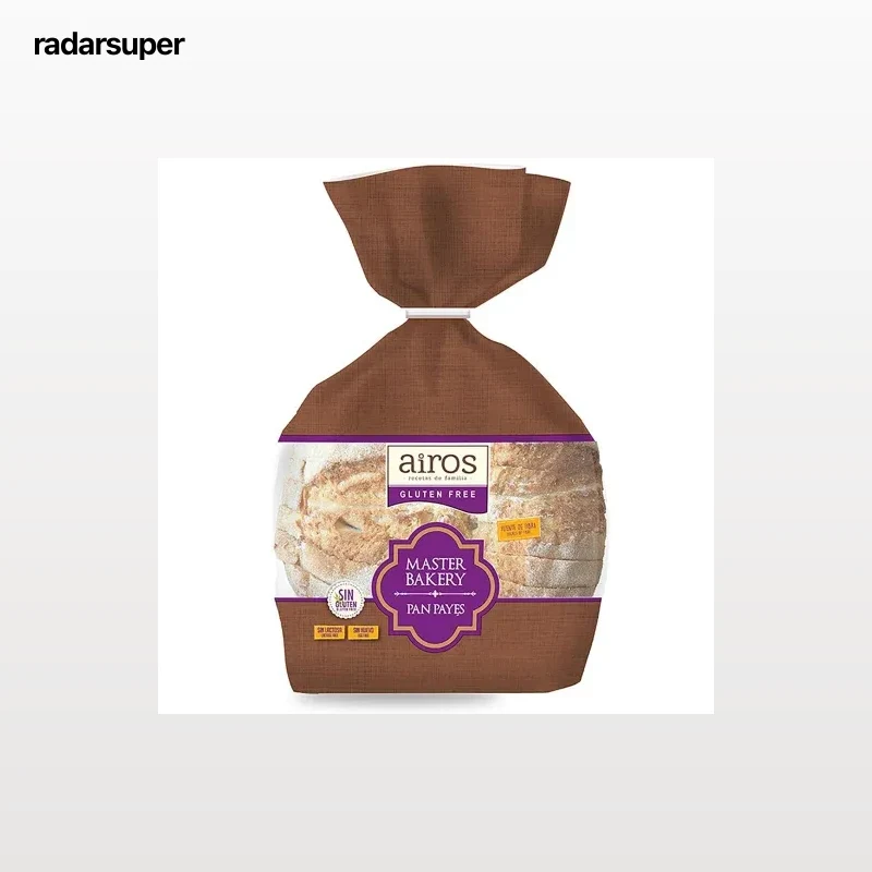 Pan payés fresco Master Bakery Airos sin gluten y sin lactosa 300 g.
