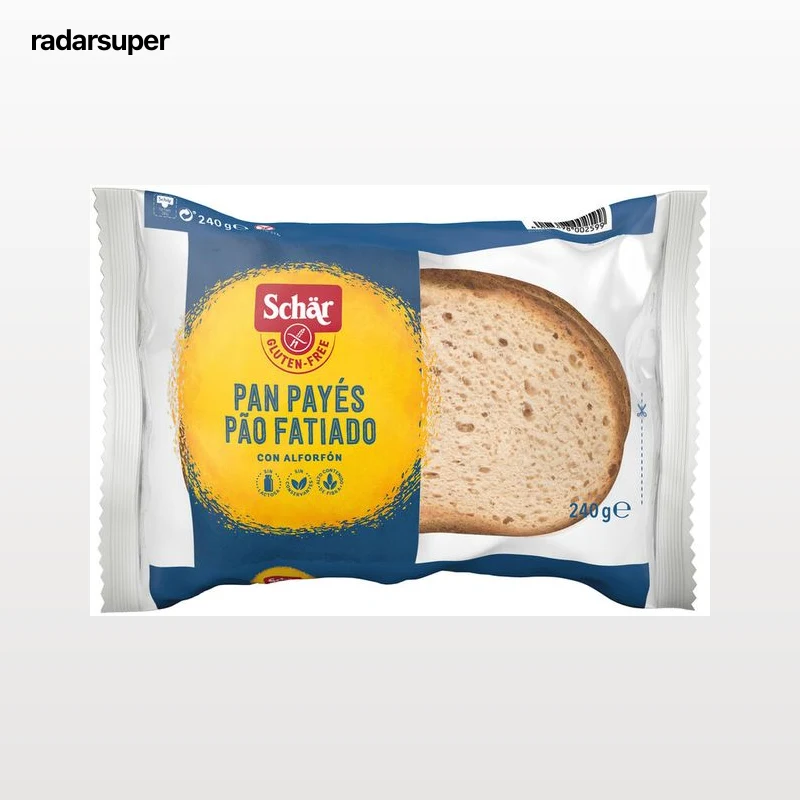 Pan payés Schar 240g sin gluten