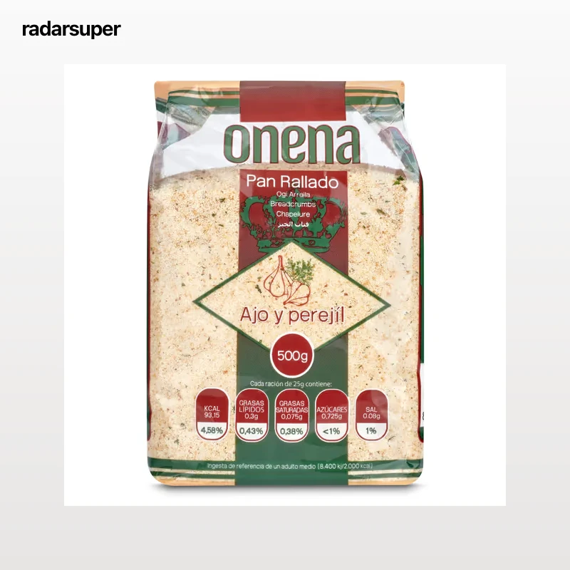 Pan rallado con ajo y perejil Onena 500 g