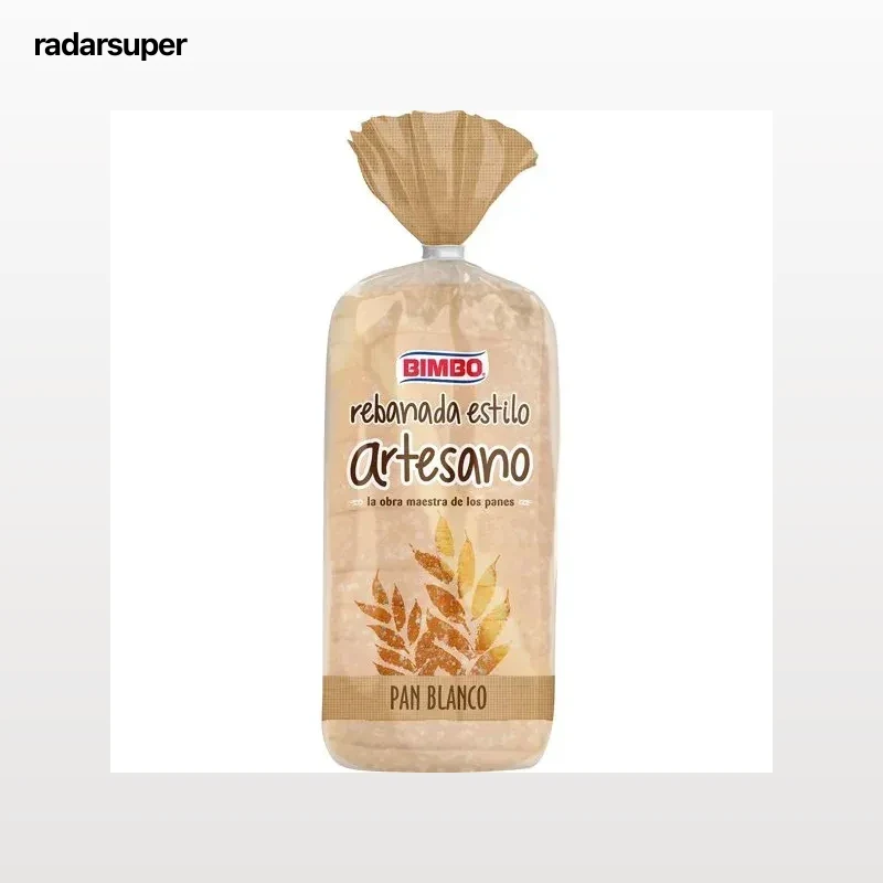 Pan rebanada artesana BIMBO, paquete 500 g