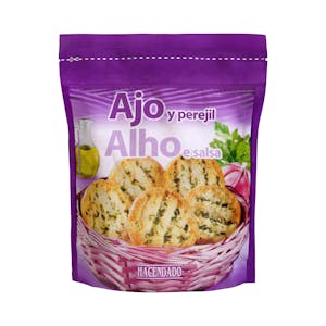 Pan tostado con ajo y perejil