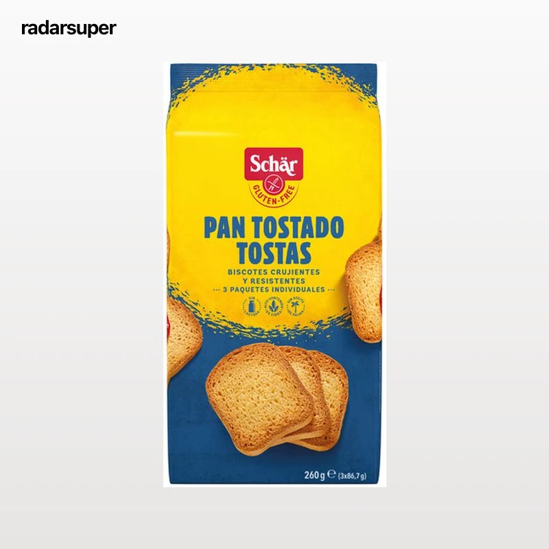 Pan tostado sin gluten sin lactosa Schär 260g