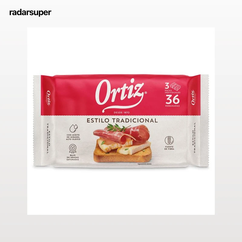 Pan tostado tradicional Ortiz 320 g