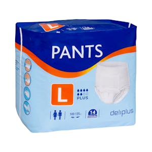 Pañal adulto braguita Deliplus Pants Plus talla L
