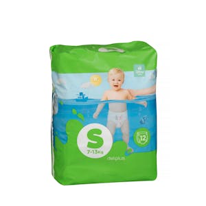 Pañal bañador desechable talla S Deliplus de 7-13 kg
