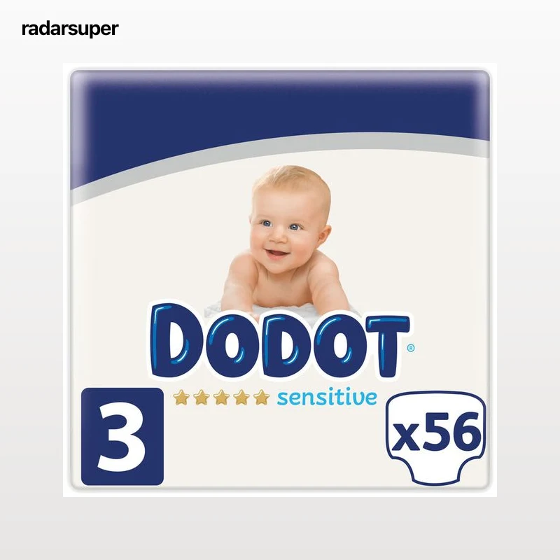Pañal Dodot sensitive 56 unidades Talla 3