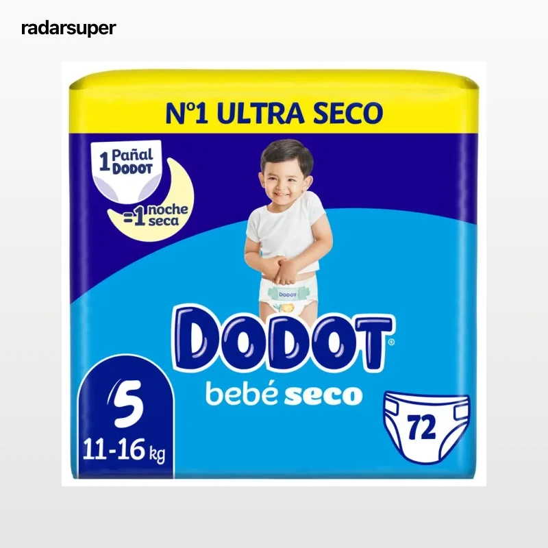 Pañal Dodot talla 5 72 uds