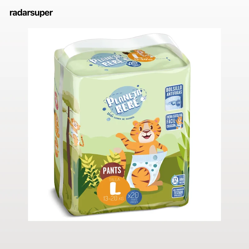 Pañales 13-20 kg talla L Dia Planeta Bebé 20 unidades