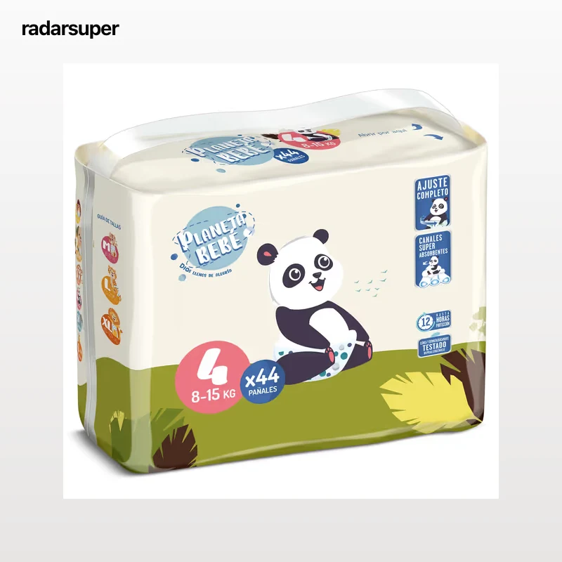 Pañales 8-15 kg talla 4 Dia Planeta Bebé 44 unidades