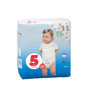 Pañales bebé talla 5 Deliplus de 14-18 kg