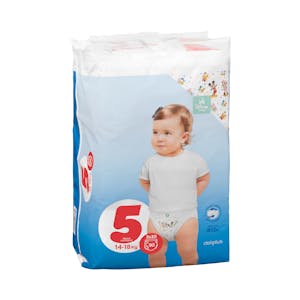 Pañales bebé talla 5 Deliplus de 14-18 kg