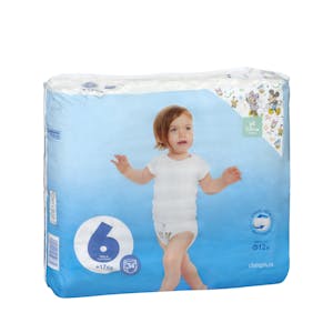 Pañales bebé talla 6 Deliplus de +17 kg