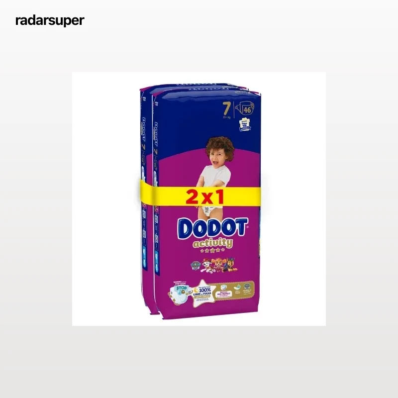 Pañales Dodot Activity T7 (15+ kg) 46 ud.