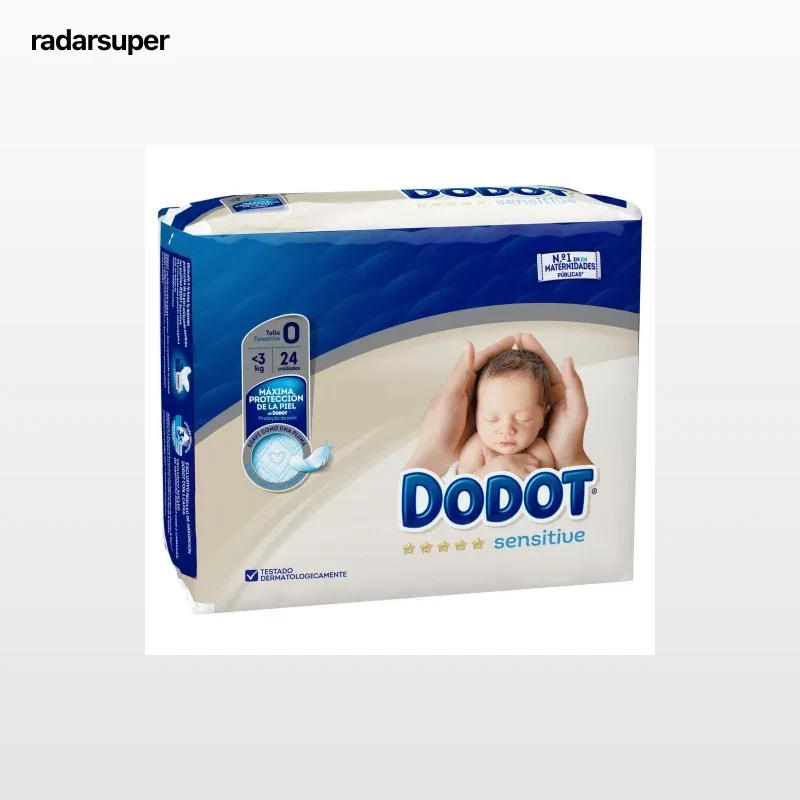 Pañales Dodot Sensitive T0 (hasta 3 kg) 24 ud.
