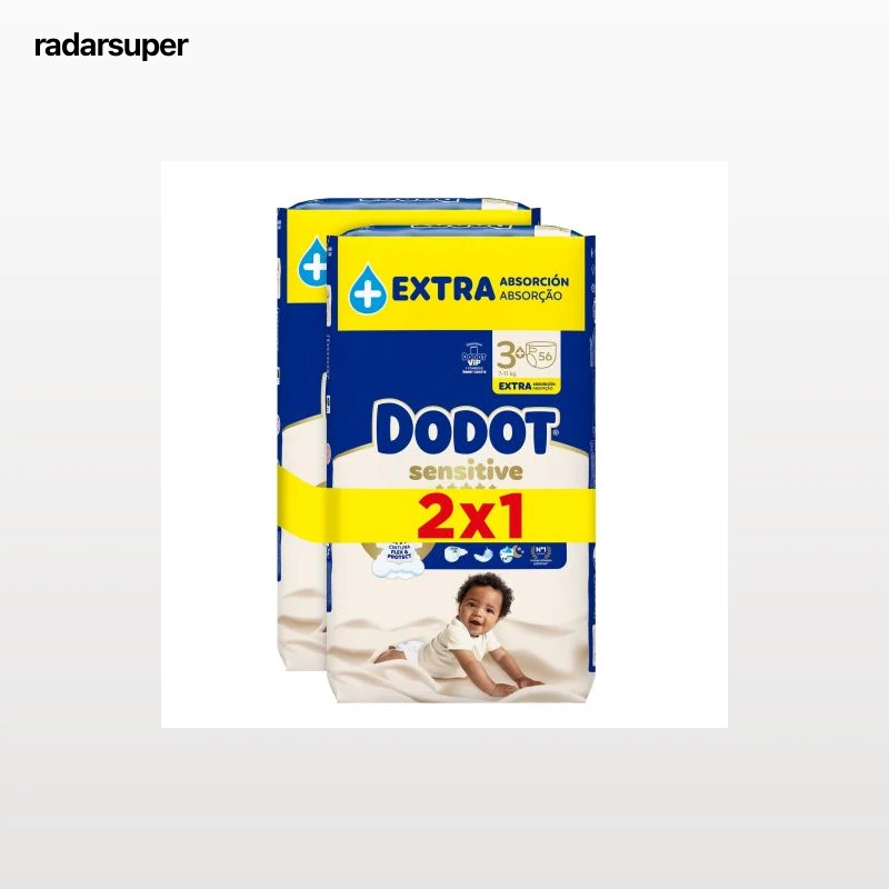 Pañales Dodot T3 (7-11 kg) 112 ud.