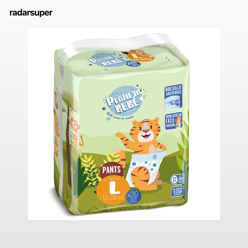 Pañales pants 13-20 kg talla L Dia Planeta Bebé 20 unidades
