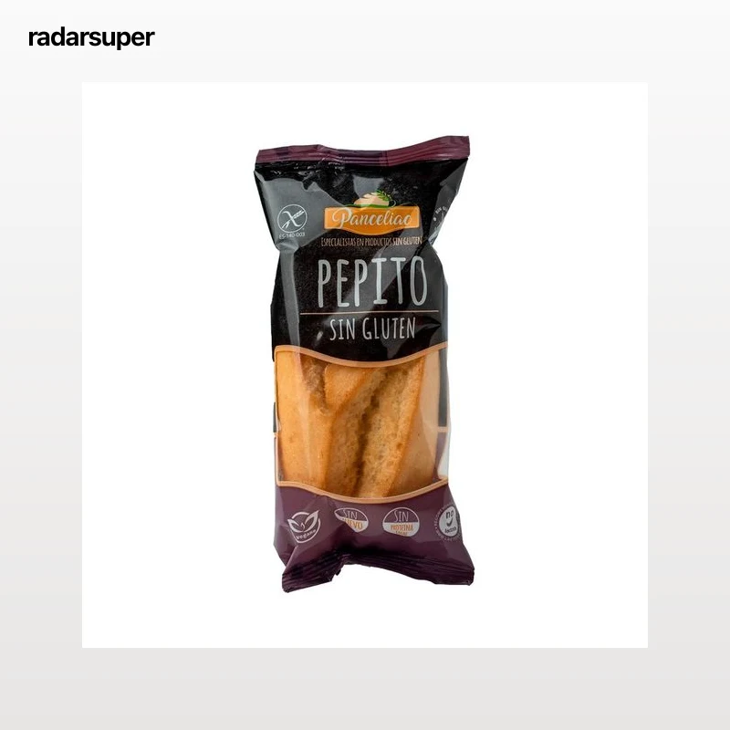 PANCELIAC Pepito de pan ultracongelado, elaborado sin gluten 50 g.
