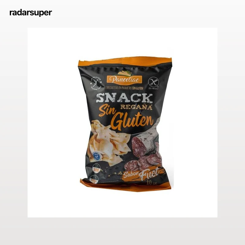 PANCELIAC Regaña sin gluten sabor fuet 80 g.