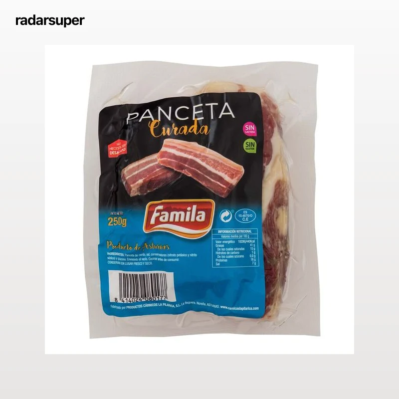 Panceta curada Famila pieza 250g