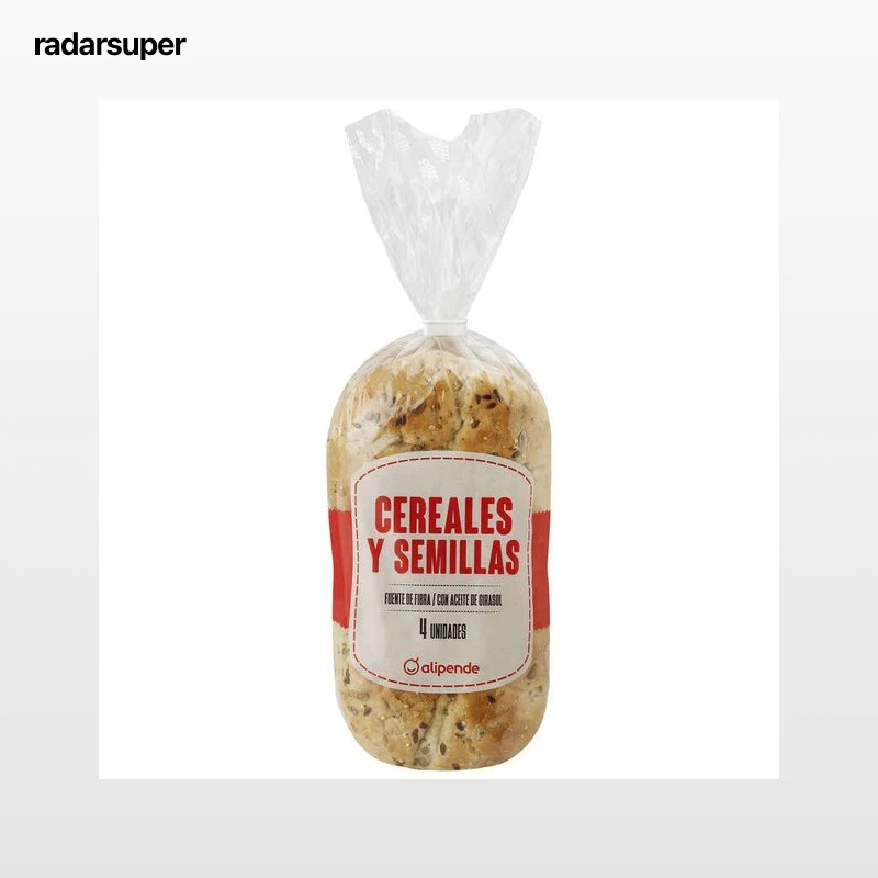Panecillo de hamburguesa de cereales y semillas Alipende 300g