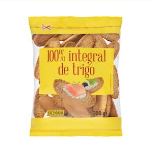 Panecillo tostado 100% integral de trigo