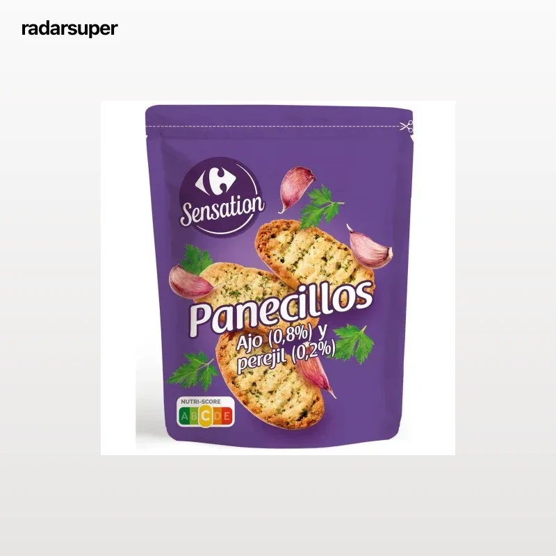 Panecillos tostados con ajo y perejil Sensation Carrefour 160 g.