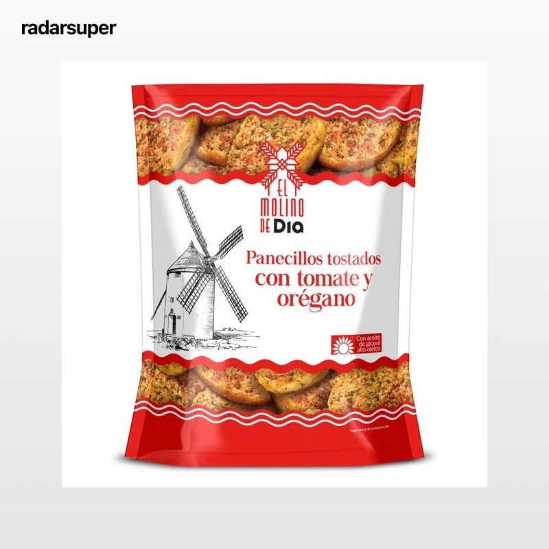 Panecillos tostados con tomate y orégano El molino de Dia 160 g