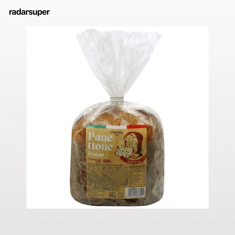 Panettone con frutas fermentación lenta Alipende 500 g