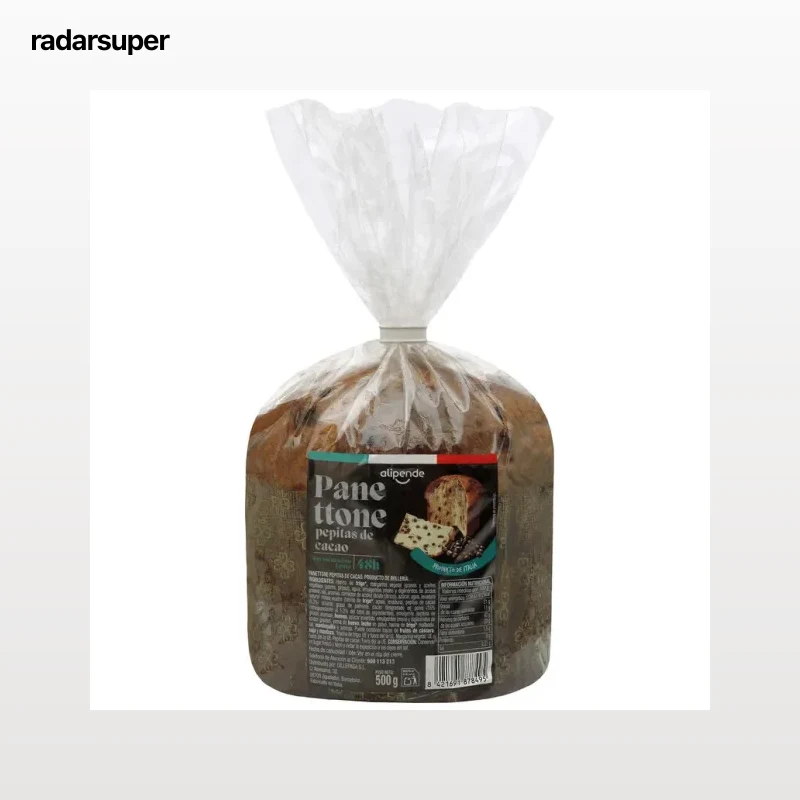 Panettone con pepitas de cacao alipende 500 g