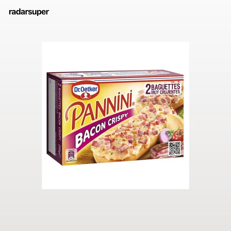 Pannini bacon crispy Dr. Oetker 250 g.