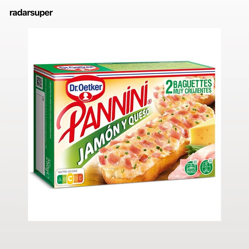 Pannini jamón y queso 2 unidades Dr. Oetker 250 g